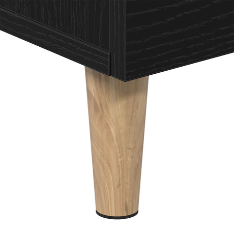 Tv Stand - Black Oak, 150X30X50 Cm, Made Of Engineered Wood