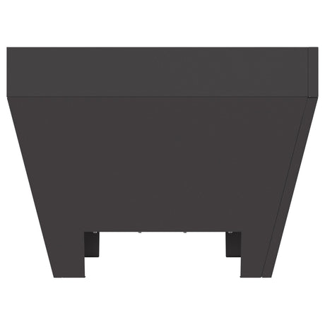 Square Fire Pit - Black, 50X50X30 Cm, Steel
