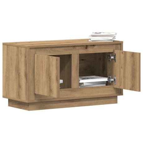 Tv Cabinet Artisan Oak 80X35X45 Cm Engineered Wood