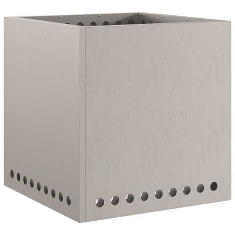 Smokeless Fire Pit Square 48X48X50 Cm Weathering Steel