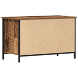 Tv Cabinet Old Wood 80X40X50 Cm Engineered Wood And Steel