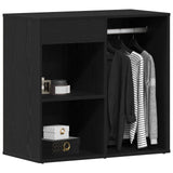 Black Oak Cosmetic Cabinet 80X40X75 Cm Made From Engineered Wood