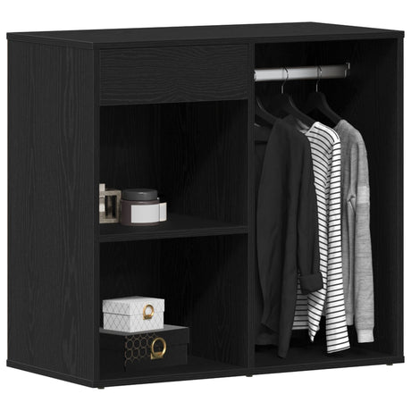 Black Oak Cosmetic Cabinet 80X40X75 Cm Made From Engineered Wood