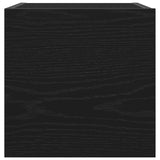 Wall Mounted Tv Cabinets 2 Pcs Black Oak 30.5X30X30 Cm