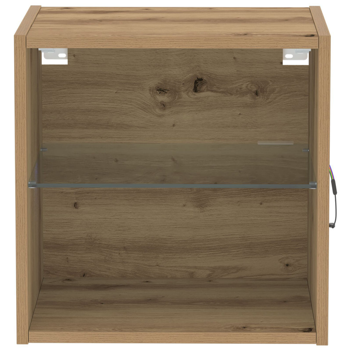 Floating Shelf 2 Pcs Artisan Oak 40X28.5X40 Cm Engineered Wood