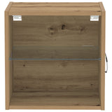 Floating Shelf 2 Pcs Artisan Oak 40X28.5X40 Cm Engineered Wood