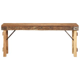 Bench 110X35X46 Cm Solid Wood Reclaimed