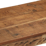 Bench 110X35X46 Cm Solid Wood Reclaimed