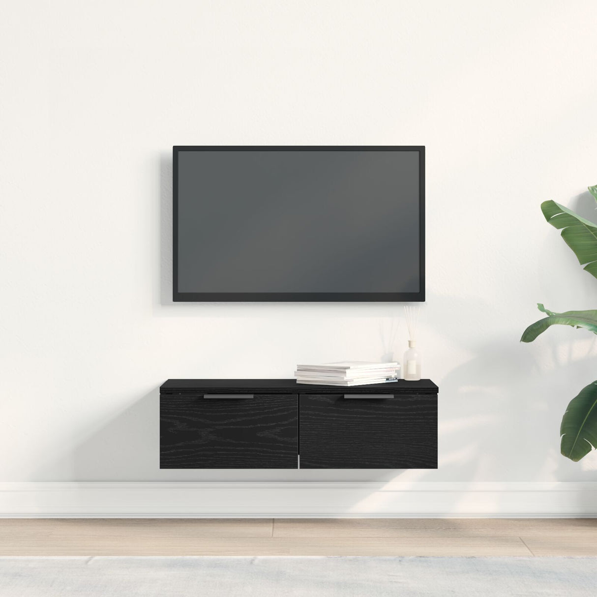 Wall Cabinet 68X30X20 Cm Made From Engineered Wood