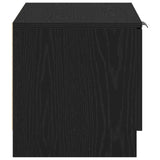 Tv Cabinet 2 Pcs Black Oak 80X35X36,5 Cm Engineered Wood