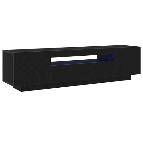 Tv Stand With Led Lights - , 160X35X40 Cm, Made From Engineered Wood