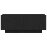 Tv Stand Black Oak 100X35X40 Cm Made Of Engineered Wood