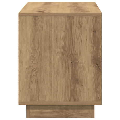 Tv Cabinet Artisan Oak 80X35X45 Cm Engineered Wood
