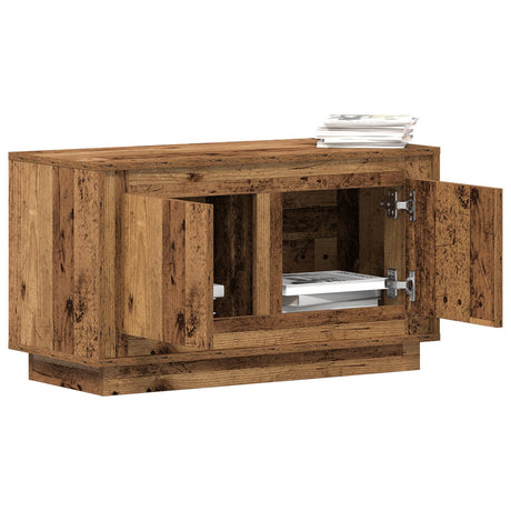Tv Cabinet Old Wood 80X35X45 Cm Engineered Wood