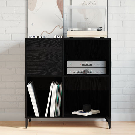 Record Cabinet 84,5X38X89 Cm Engineered Wood