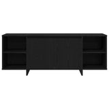 Tv Stand - Black Oak - 120X30X40.5 Cm - Made Of Engineered Wood