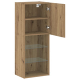 Tv Cabinet With Led Lights Artisan Oak 40,5X30X102 Cm