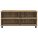 Tv Cabinet Artisan Oak 90X35X35 Cm Engineered Wood
