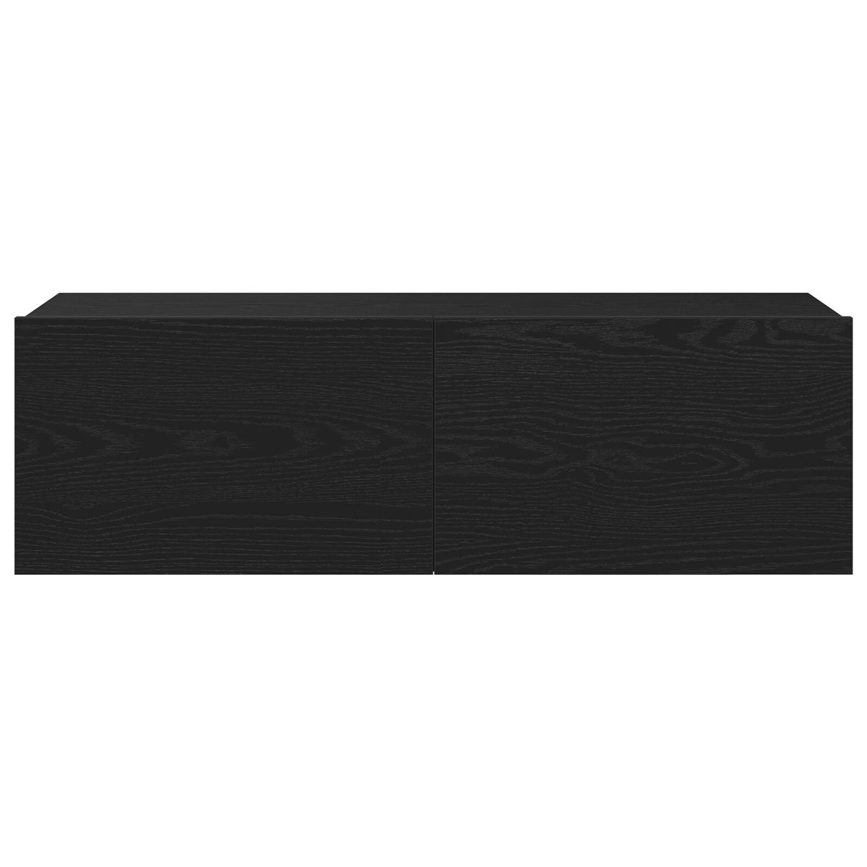Tv Cabinets 2 Pcs Black Oak 100X30X30 Cm Engineered Wood
