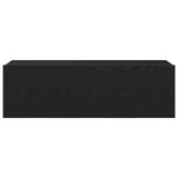 Tv Cabinets 2 Pcs Black Oak 100X30X30 Cm Engineered Wood
