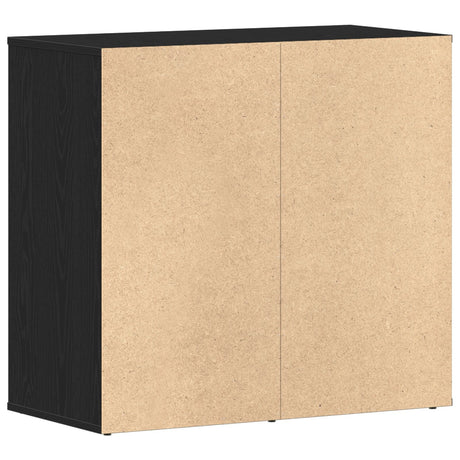 Black Oak Cosmetic Cabinet 80X40X75 Cm Made From Engineered Wood