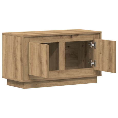 Tv Cabinet Artisan Oak 80X35X45 Cm Engineered Wood