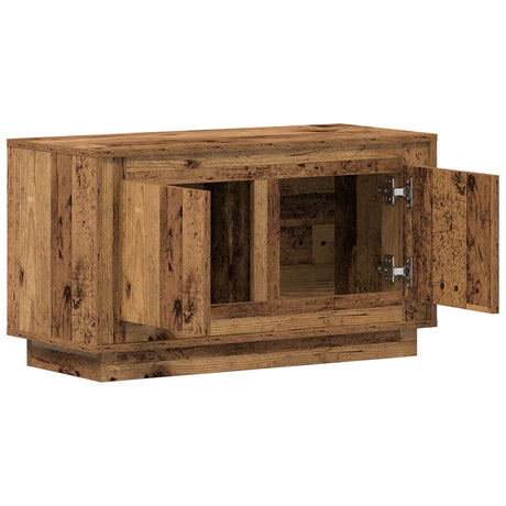 Tv Cabinet Old Wood 80X35X45 Cm Engineered Wood