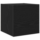 Wall Mounted Tv Cabinets 2 Pcs Black Oak 30.5X30X30 Cm