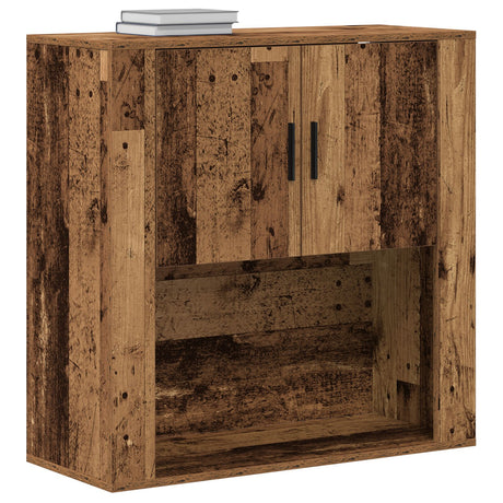 Wall Cabinet 80X33X80 Cm Engineered Wood