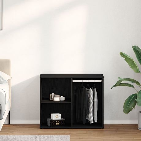 Black Oak Cosmetic Cabinet - 80X40X65 Cm, Made From Engineered Wood