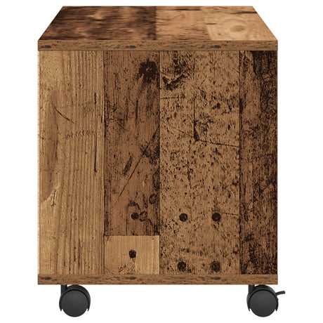 Tv Cabinet Old Wood 90X35X35 Cm Engineered Wood