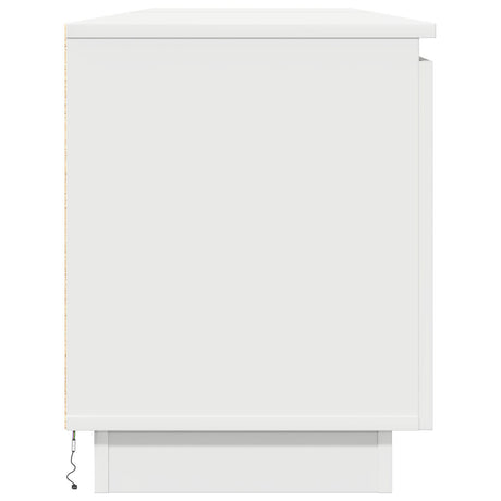Tv Cabinet With Led 180X38X49 Cm Engineered Wood