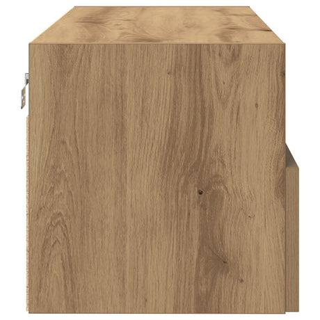 Tv Wall Cabinets 2 Pcs Artisan Oak 100X30X30 Cm Engineered Wood