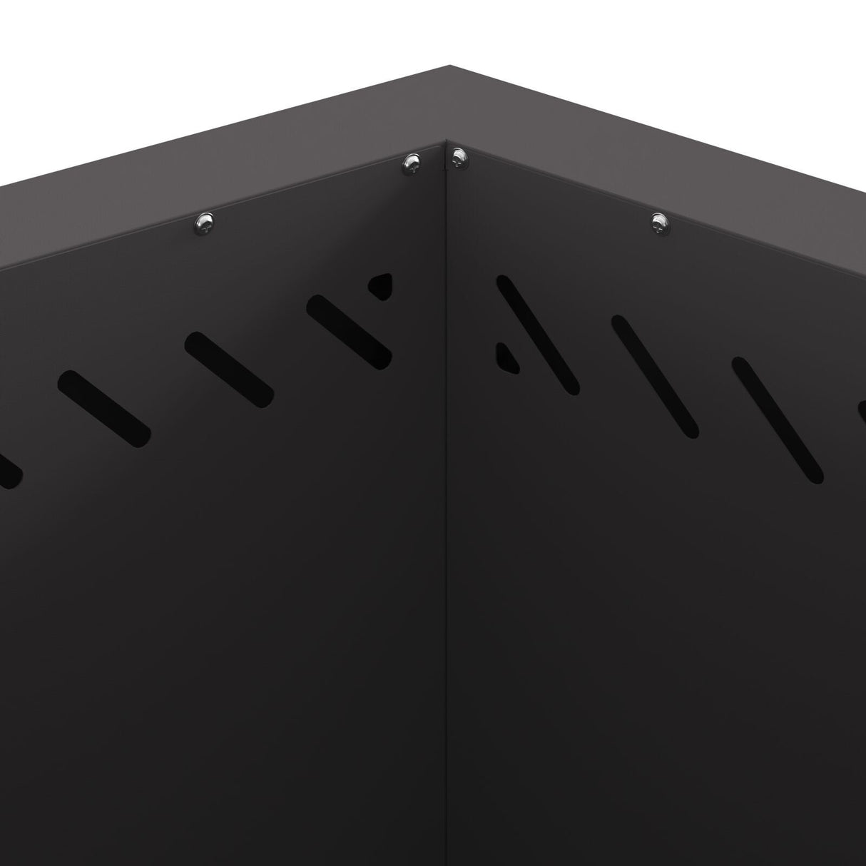 Smokeless Fire Pit Hexagonal Black Steel
