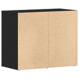 Black Oak Cosmetic Cabinet - 80X40X65 Cm, Made From Engineered Wood
