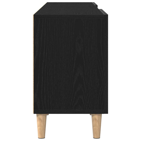 Tv Stand - Black Oak, 150X30X50 Cm, Made Of Engineered Wood