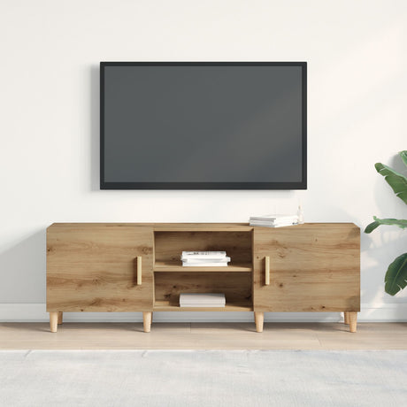Tv Stand In Artisan Oak - 150X30X50 Cm - Made Of Engineered Wood