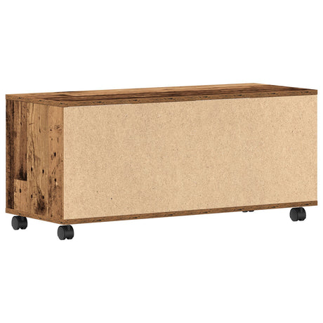 Tv Cabinet Old Wood 90X35X35 Cm Engineered Wood