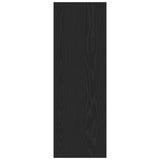 Wall-Mounted Tv Cabinets - 2 Pcs Black Oak, 30.5X30X90 Cm, Made From Engineered Wood