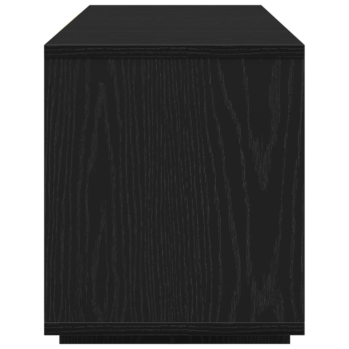 Tv Stand - Black Oak - 120X30X40.5 Cm - Made Of Engineered Wood