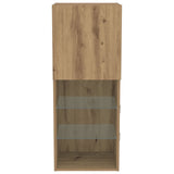 Tv Cabinet With Led Lights Artisan Oak 40,5X30X102 Cm