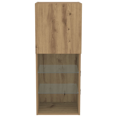 Tv Cabinet With Led Lights Artisan Oak 40,5X30X102 Cm