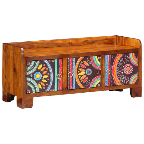 Shoe Bench 90X35X40 Cm Solid Wood Acacia
