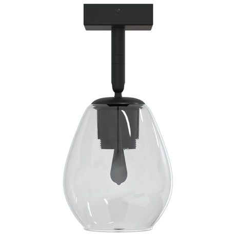 Ceiling Lights With Adjustable Glass Lampshade Anthracite E27