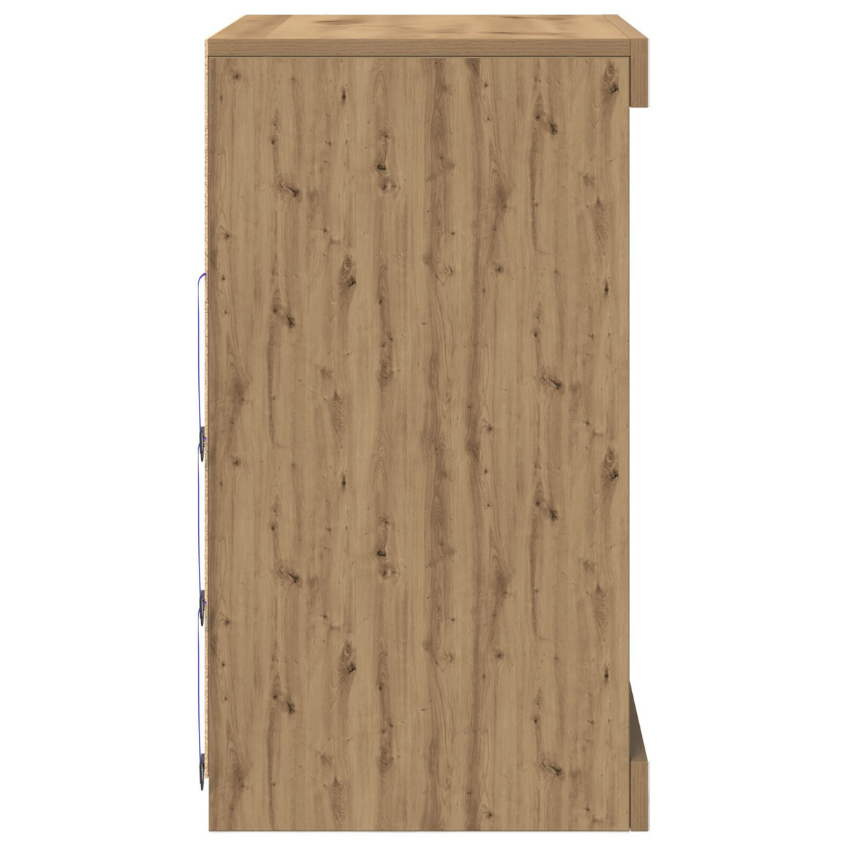 Sideboard With Led Lights Artisan Oak 60,5X37X67 Cm