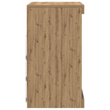 Sideboard With Led Lights Artisan Oak 60,5X37X67 Cm