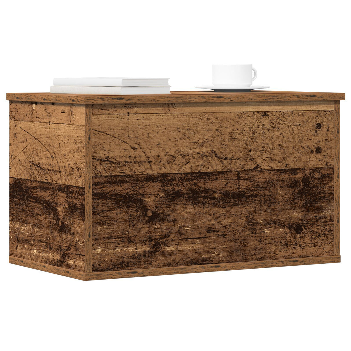 Storage Box Old Wood 60X35X35 Cm Made Of Engineered Wood