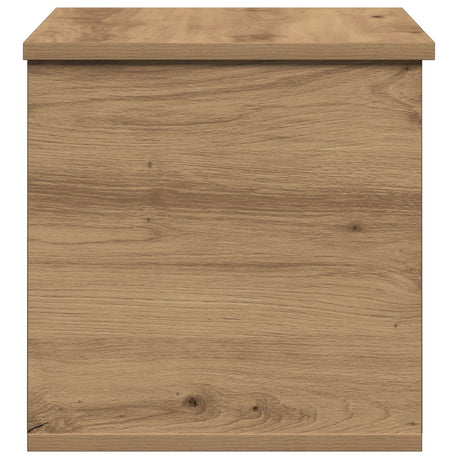 Storage Box With Lid Artisan Oak 60X35X35 Cm Engineered Wood
