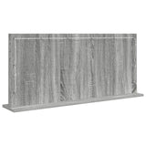 Vanity Mirror With Led Lights Grey Sonoma 100X45X18 Cm