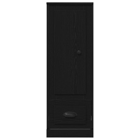 Highboard Black Oak 36X35,5X103,5 Cm Engineered Wood